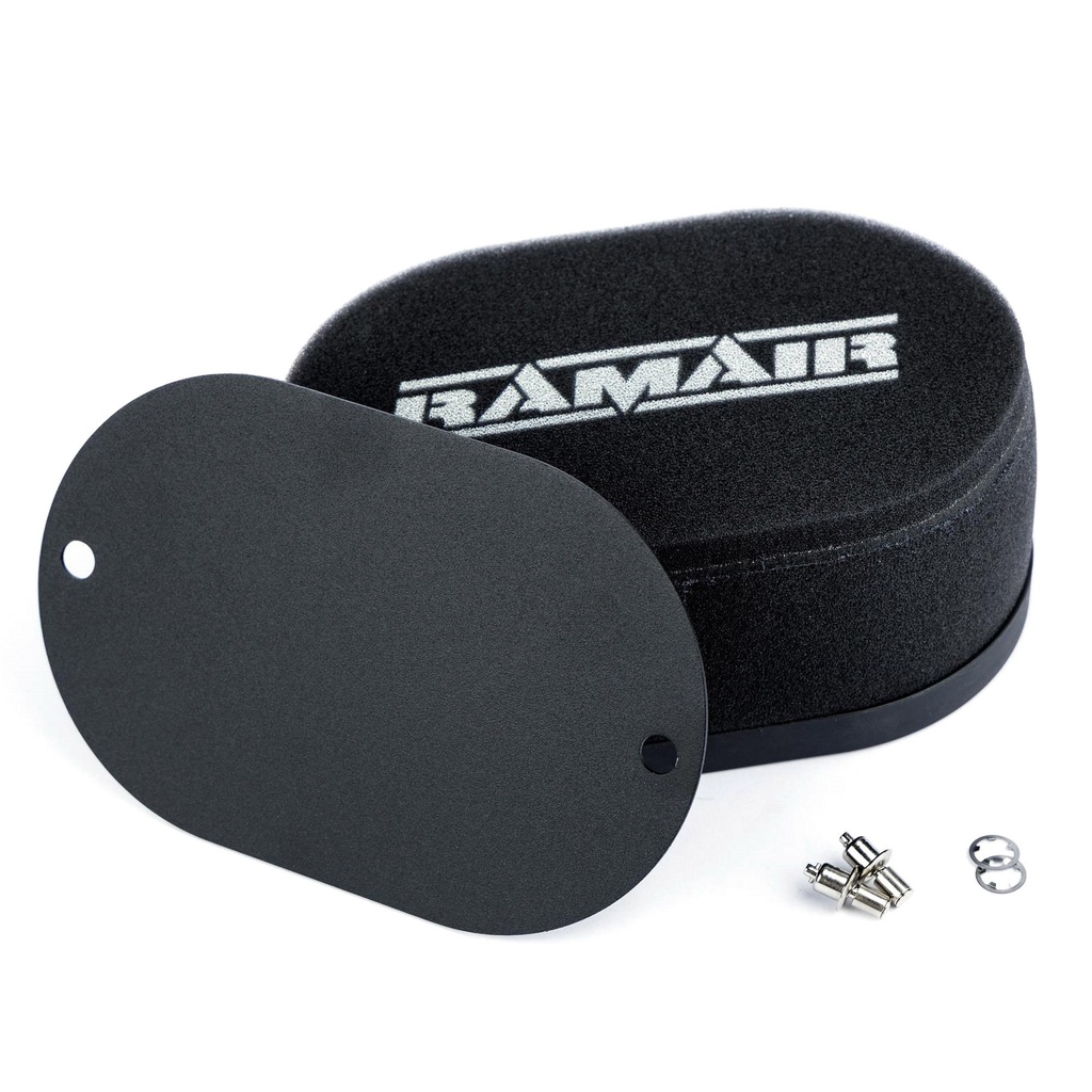 Ramair Universal Bolt On Air Filter With Blank Baseplate