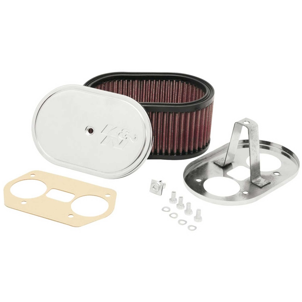 K&N Filters Weber IDF/IDA / Dellorto DRLA Carburettor Bolt On Air Filter