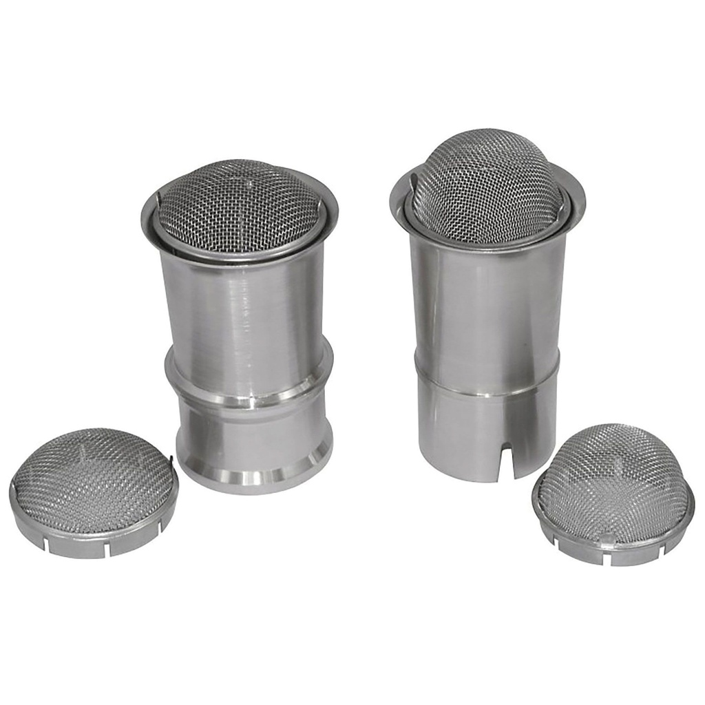 Weber Domed Mesh Filters For Carburettor Ram Pipes - Pair