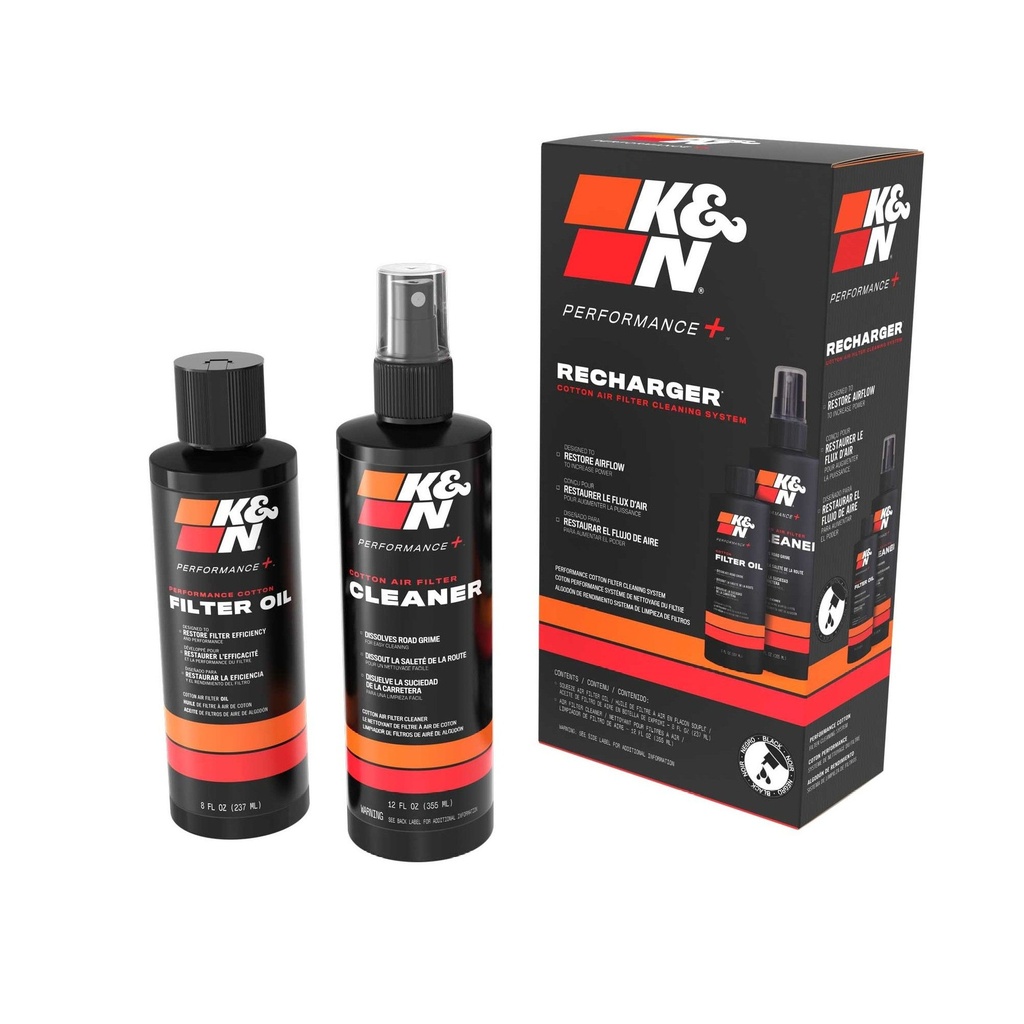 K&N Filters Complete Filter Service Kit - Squeeze