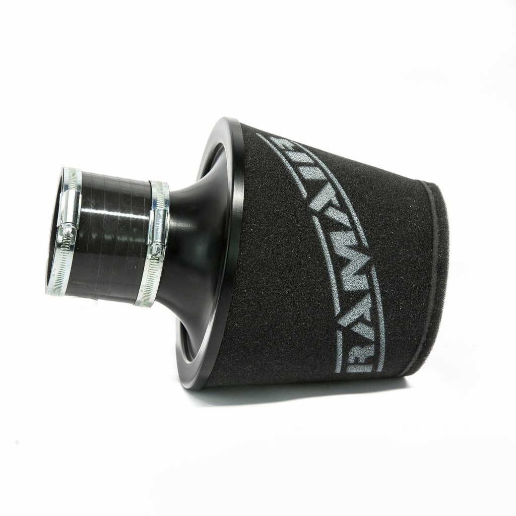 RamAir Universal Alloy Neck Cone Air Filter With Silicone Coupler