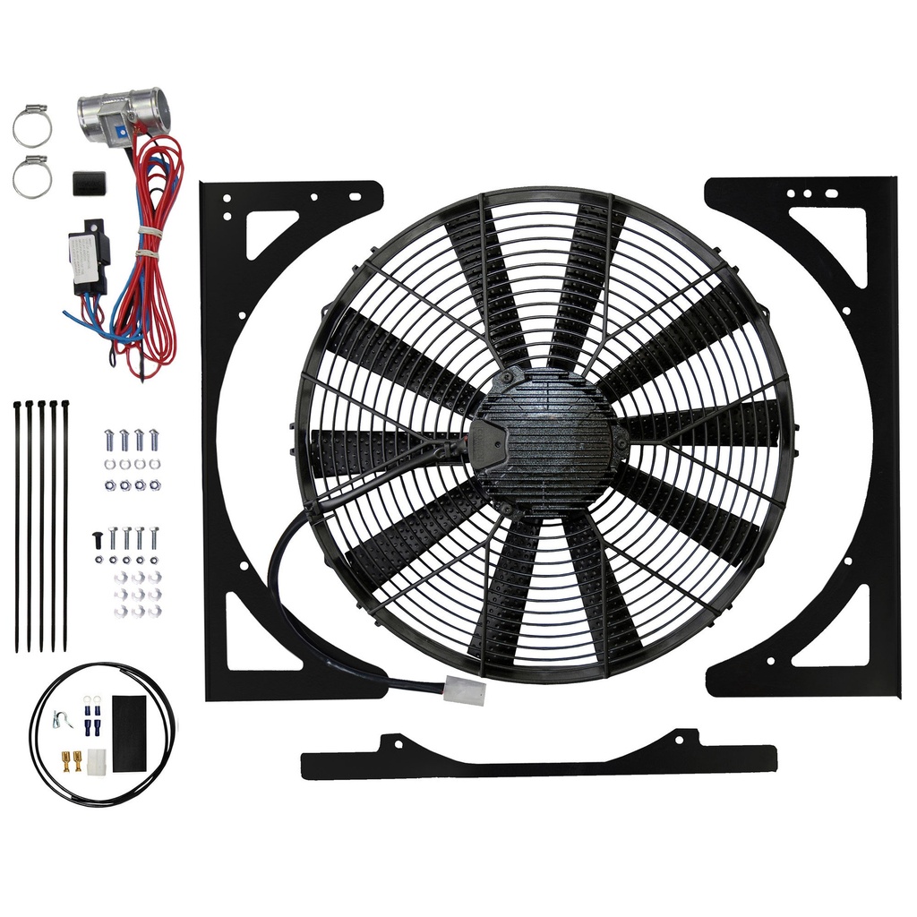 [GLOB-LRD-TDI-BLK] Revotec Retrofit Cooling Fan Kit