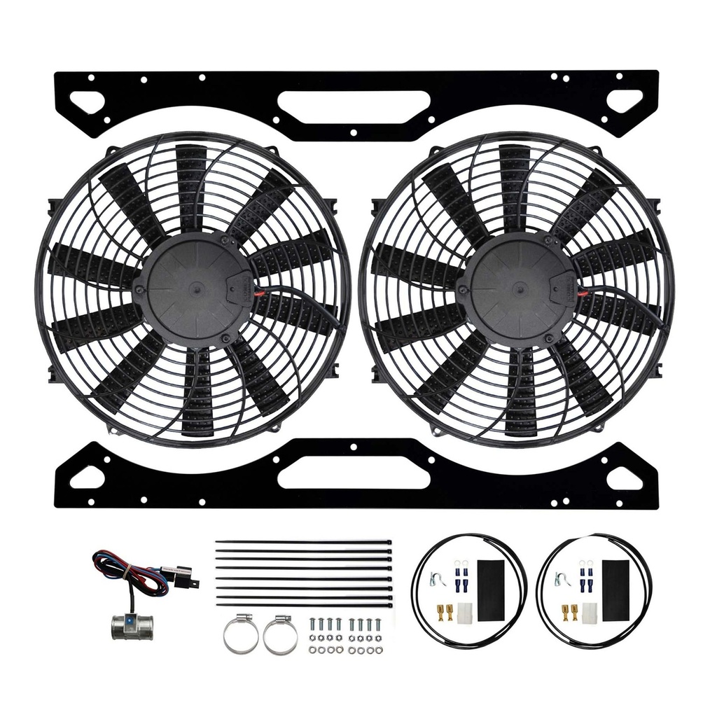 [GLOB-RR-CLA-SD92-94] Revotec Retrofit Cooling Fan Kit - Range Rover 1992-94 (Soft Dash)