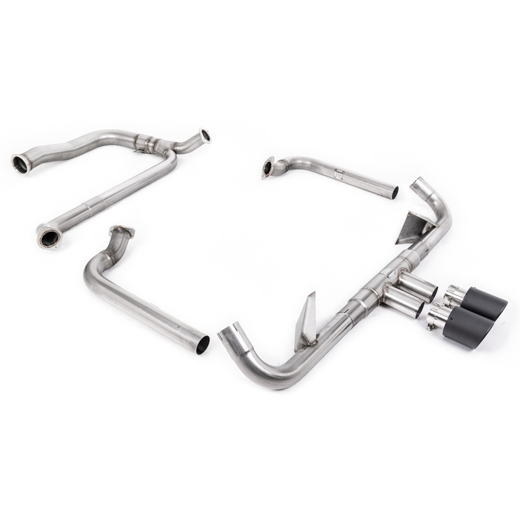 [MTKSSXPO148/AKN] Milltek Non-Resonated 2.5" Full Race Exhaust System With De Cat And Back Box Delete