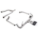 Milltek Non-Resonated 2.5" Full Race Exhaust System With De Cat And Back Box Delete