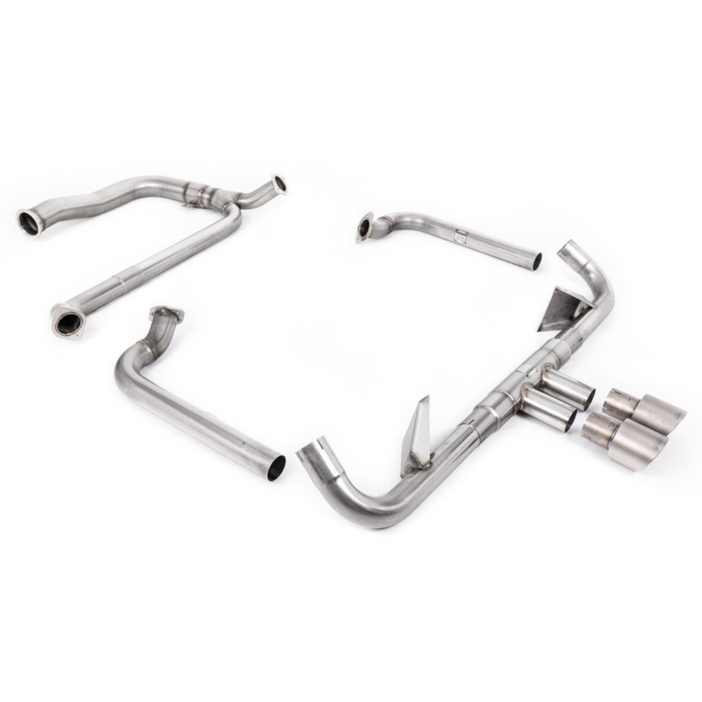 [MTKSSXPO146/AKN] Milltek Non-Resonated 2.5" Full Race Exhaust System With De Cat And Back Box Delete