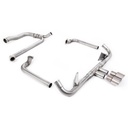 Milltek Non-Resonated 2.5" Full Race Exhaust System With De Cat And Back Box Delete