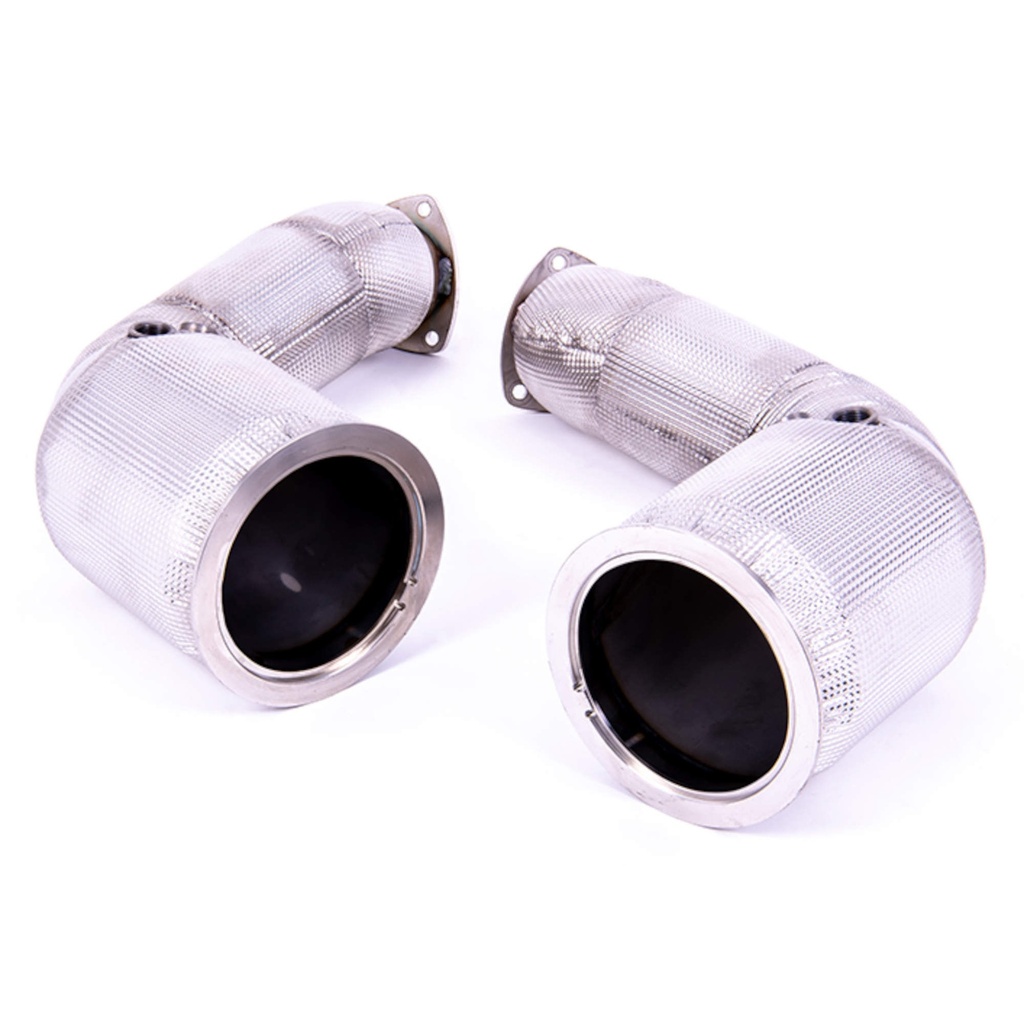 Milltek 3" Large Bore Downpipes With De Cats
