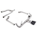 Milltek Non-Resonated 2.5" Full Race Exhaust System With De Cat And Back Box Delete