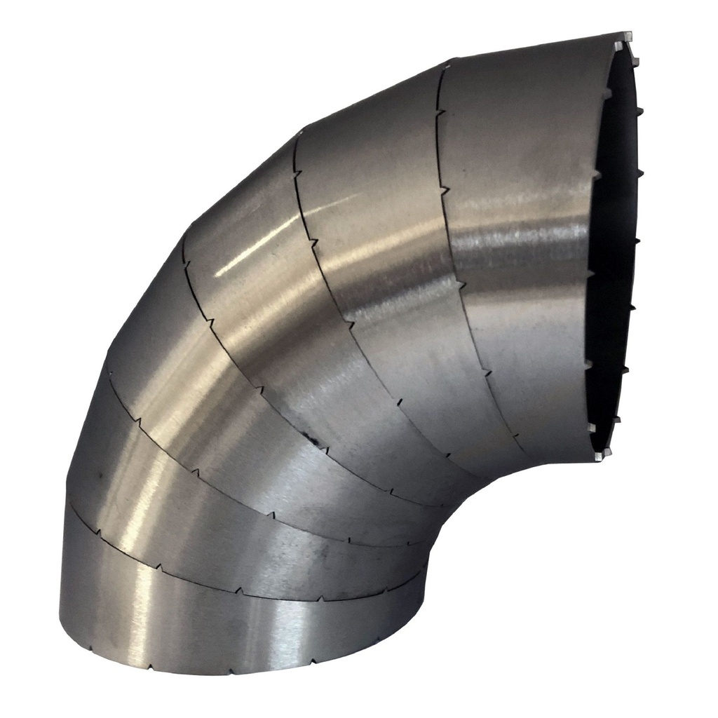 Jetex Pie Cut Stainless Steel Universal Exhaust Bend Pieces