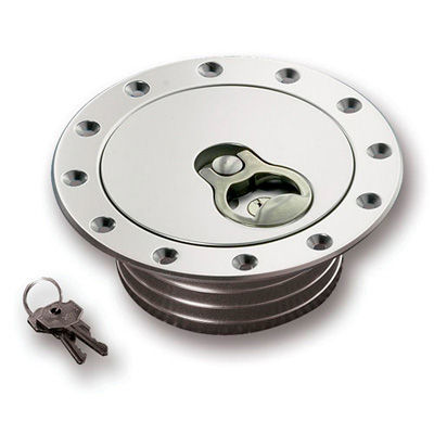 [245389-1870575] Mocal Large Diameter Flush Fit Fuel Filler Caps (Non Locking, 3.5 Inch Diameter, No Funnel)