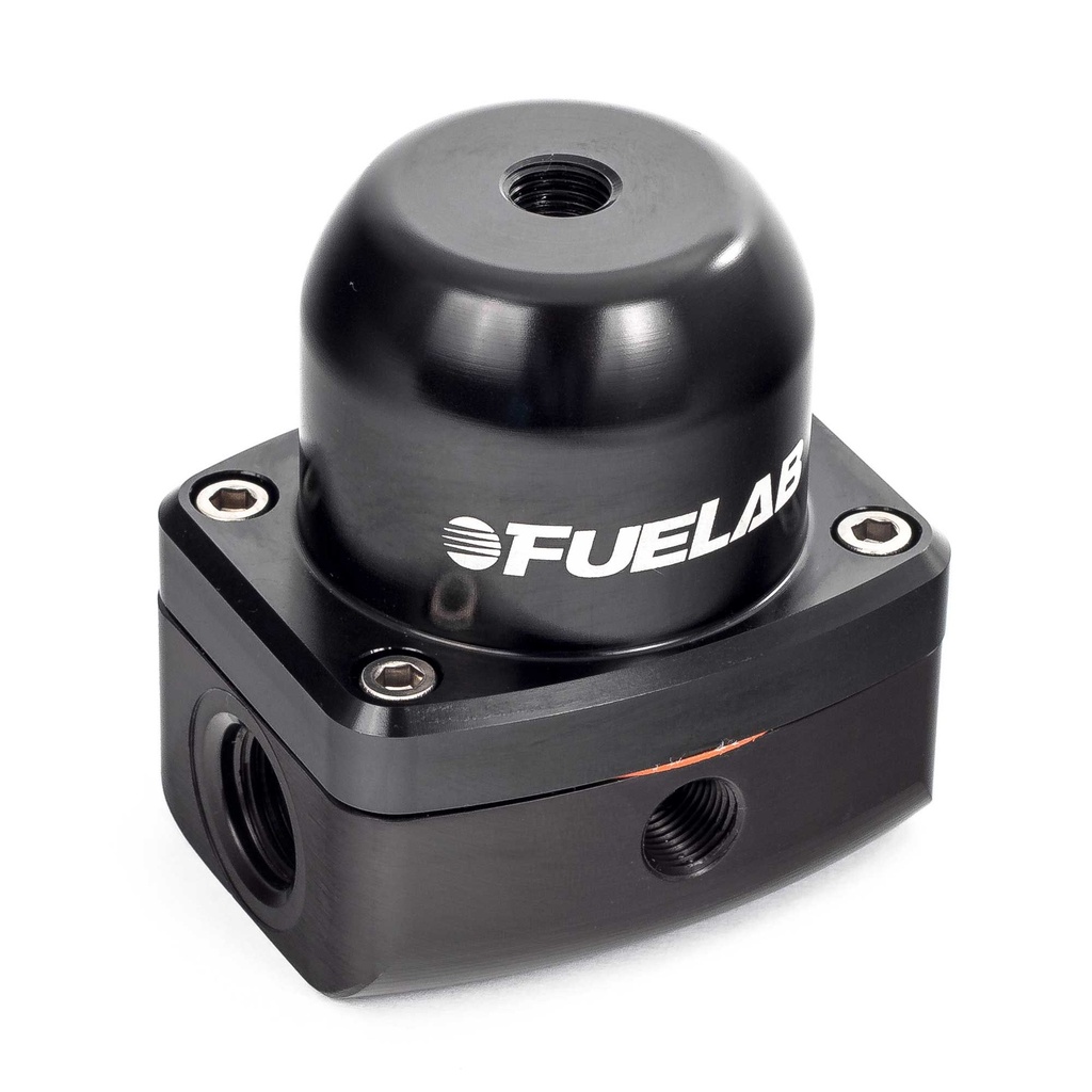 [243027-2286541] Fuelab High Flow Fuel Pressure Regulator (515xx Series) (Black / Black, 25-90psi, -10 JIC)
