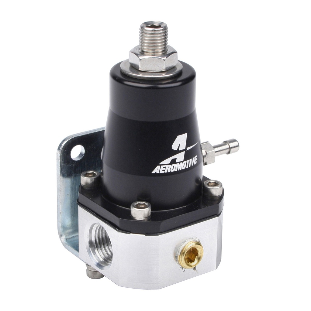 [255241-2805547] Aeromotive EFI Bypass Fuel Pressure Regulator (Black / Silver)