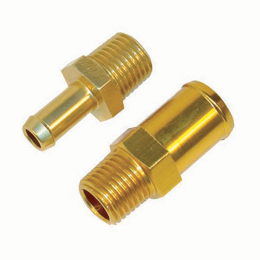 Sytec Aluminium Straight Union NPT - Push On