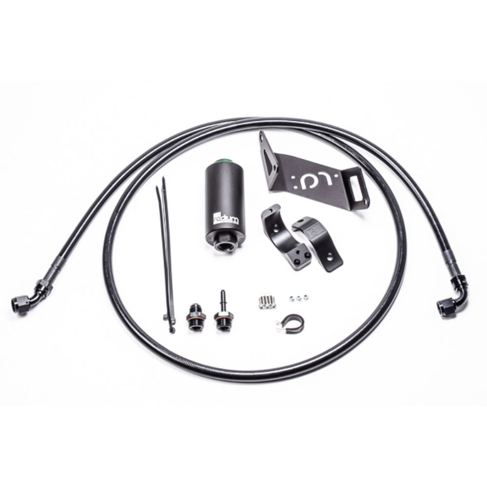 Radium Engineering Fuel Filter & Hose Kit For Fuel Pump Hanger