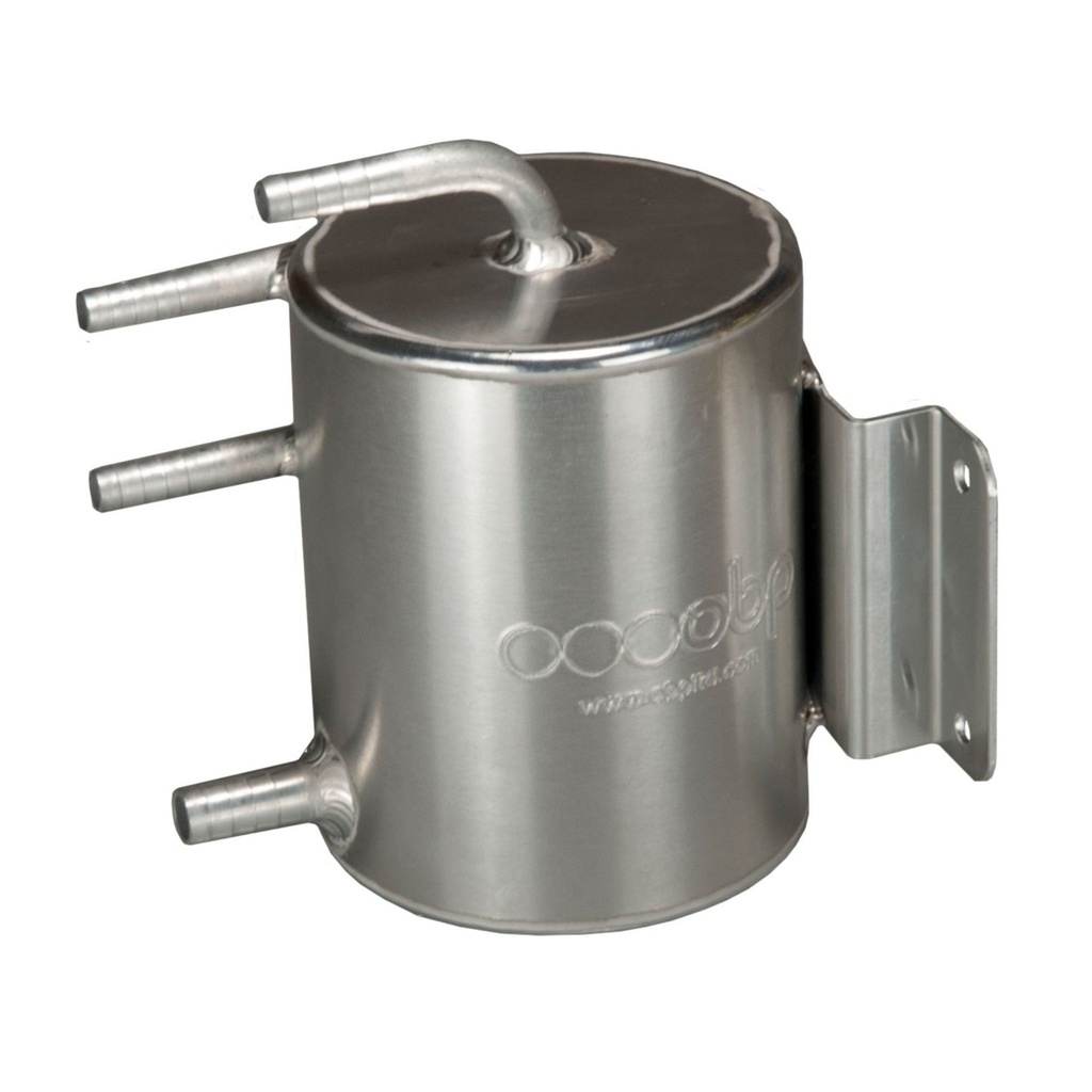 [7000533-3086609] OBP Aluminium Lightweight Fuel Swirl Pot - Bulkhead Mounted (Option 1, Push On)