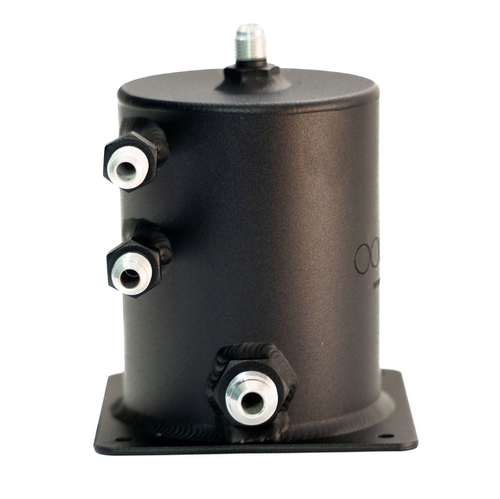 OBP Dark Matter Base Mounted Fuel Swirl Pot Extended JIC Fittings