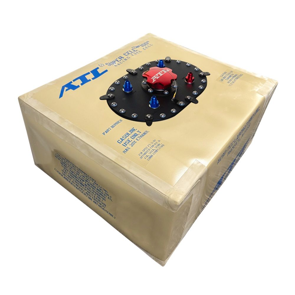 [7002409-3895111] ATL 100 Series Super Cell With Standard Top Plate (AN -6 Hose / Fittings, Yellow Foam (Petrol), 30 Litre)
