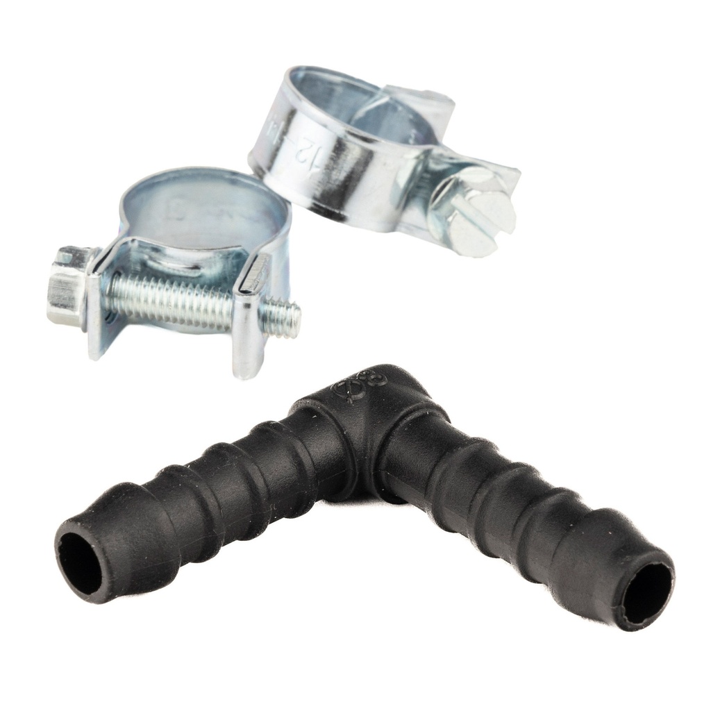 Demon Tweeks Plastic 90 Degree Elbow Hose Joiner
