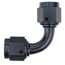 Automotive Plumbing Solutions 90 Degree Female To Female Swivel Adaptor JIC Thread
