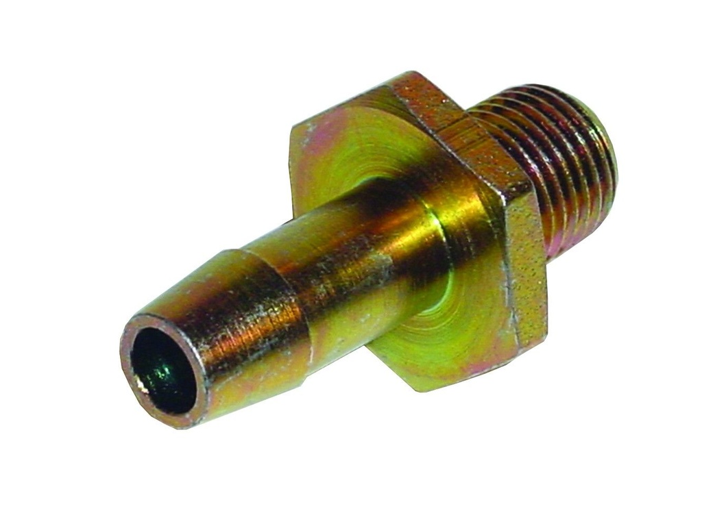 Sytec Steel Male To Male Adaptor M10x1 To 8mm Push On
