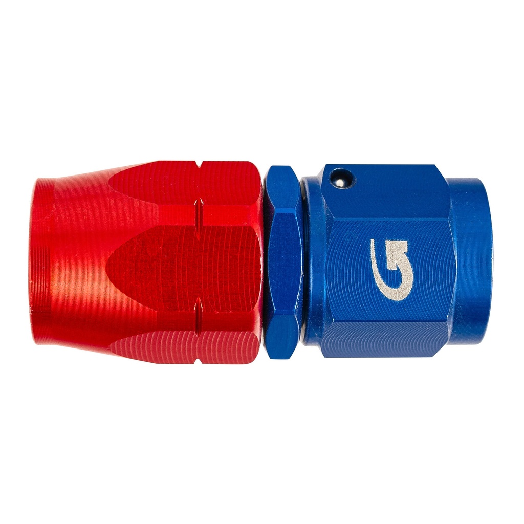 Goodridge Female Hose End Fitting (Straight, Black, -4)