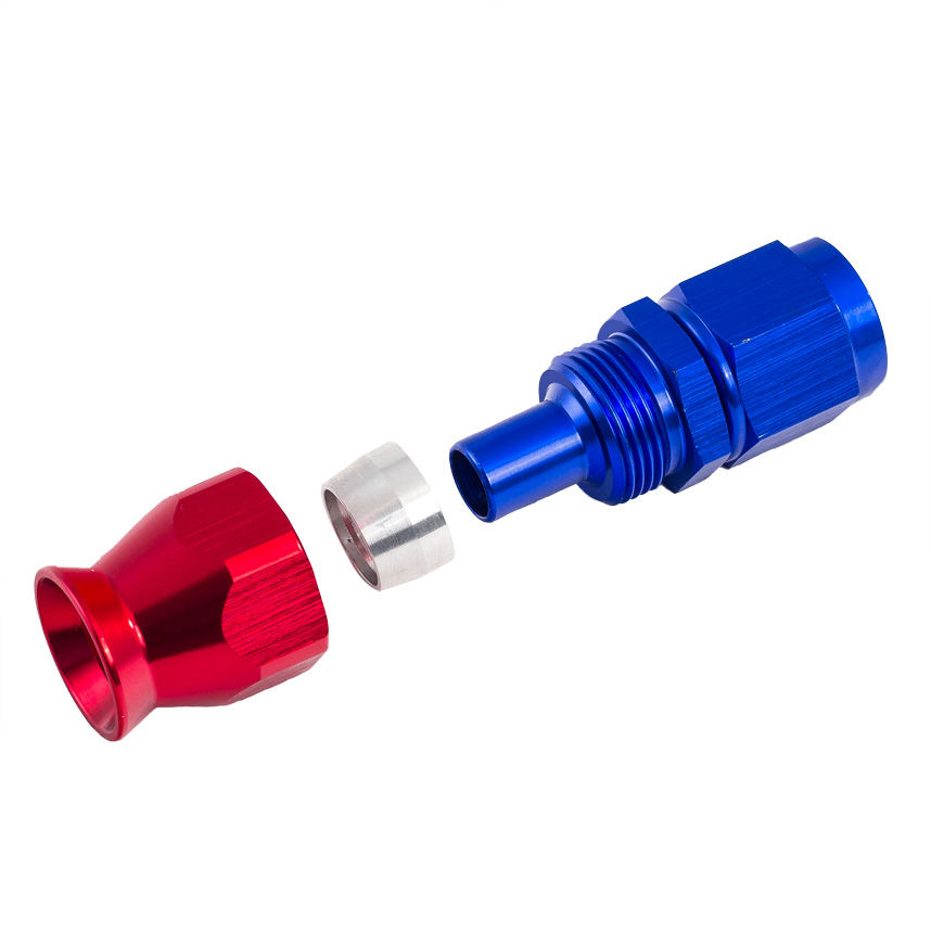 Automotive Plumbing Solutions 100 Series Fittings For PTFE Lined Fuel / Oil Hose