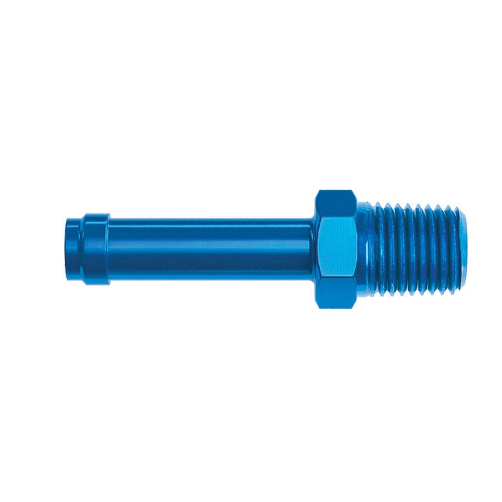 [7000019-2292091] Goodridge Male NPT To Push On Hose Adaptor (Straight, 1/8 Inch NPT)