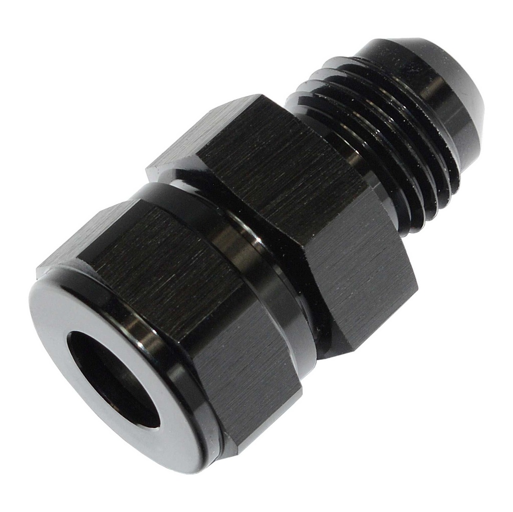 [2014459-1871269] Protec Fuel Systems Push On To AN JIC Male Adaptor (8mm Push On To -6 JIC)