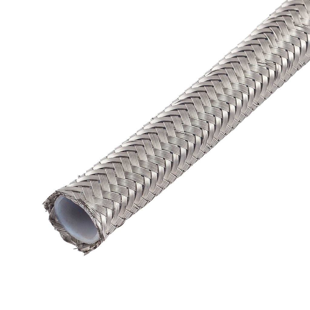 [780268-2290574] Automotive Plumbing Solutions 100 Series PTFE Lined Fuel / Oil Hose With Overbraid (Black, -6)