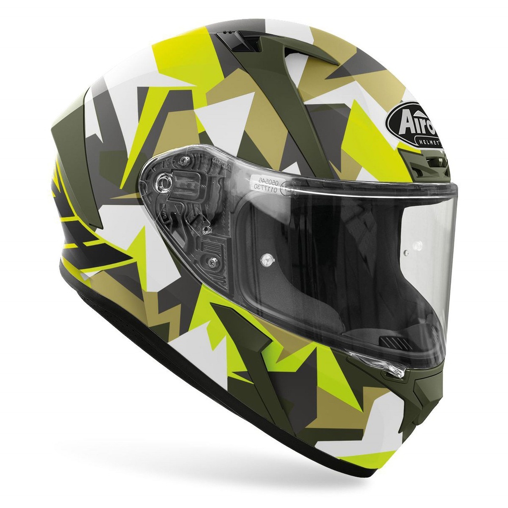 [1262458-2272937] Airoh Valor Graphic Motorcycle Helmet (M (57-58cm), White Matt Wings)
