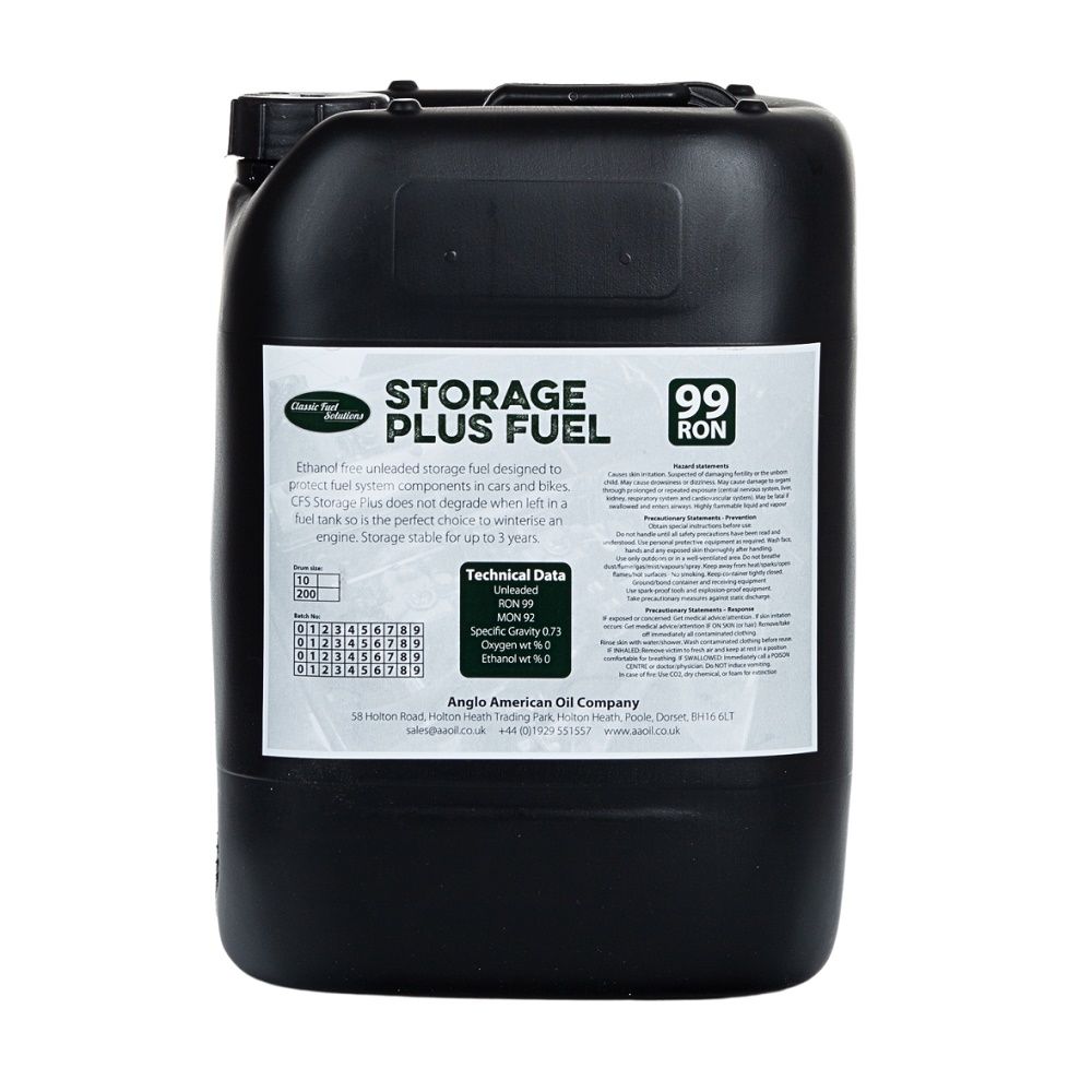 [AAORSTORAGEPLUS10] Classic Fuel Solutions Storage Plus Race Fuel - 99 RON