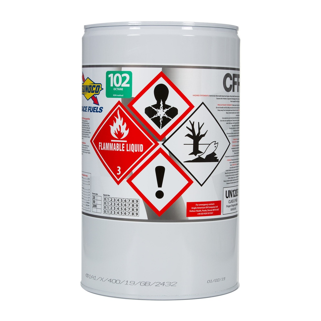 [AAOCFR-25] Sunoco CFR Unleaded Race Fuel - 102 RON