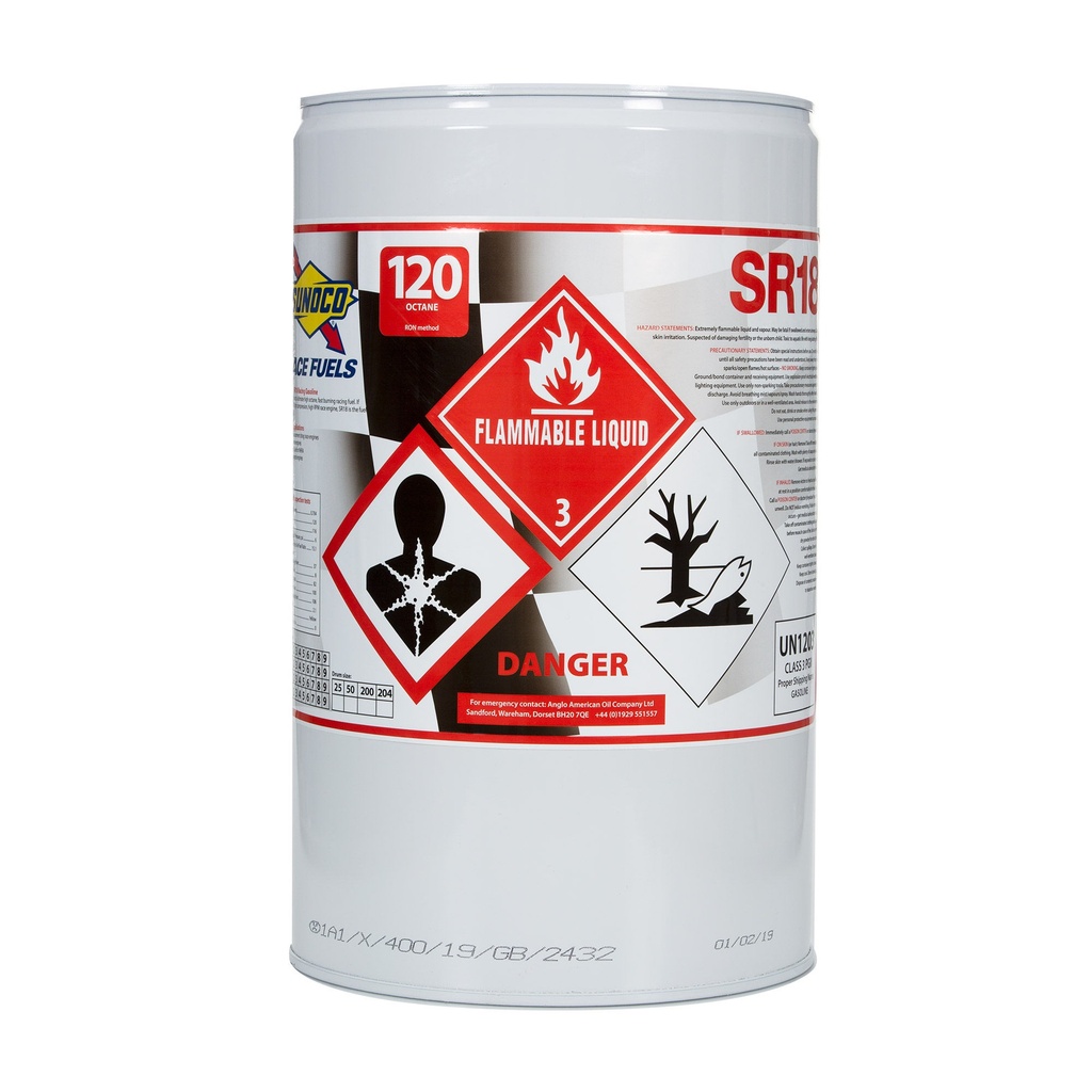 [AAOSR18-25] Sunoco SR18 Leaded Race Fuel - 120 RON