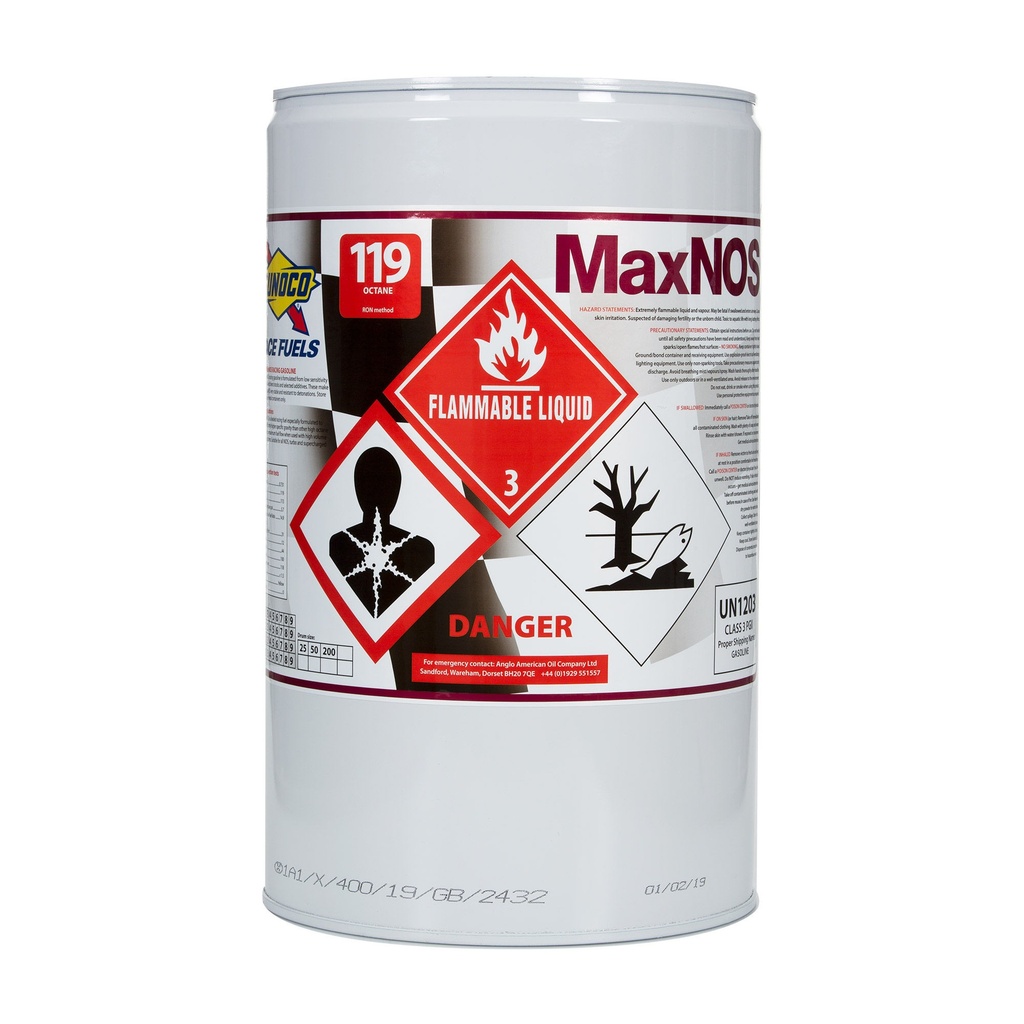 [AAOMAXNOS-25] Sunoco MAXNOS Leaded Racing Fuel