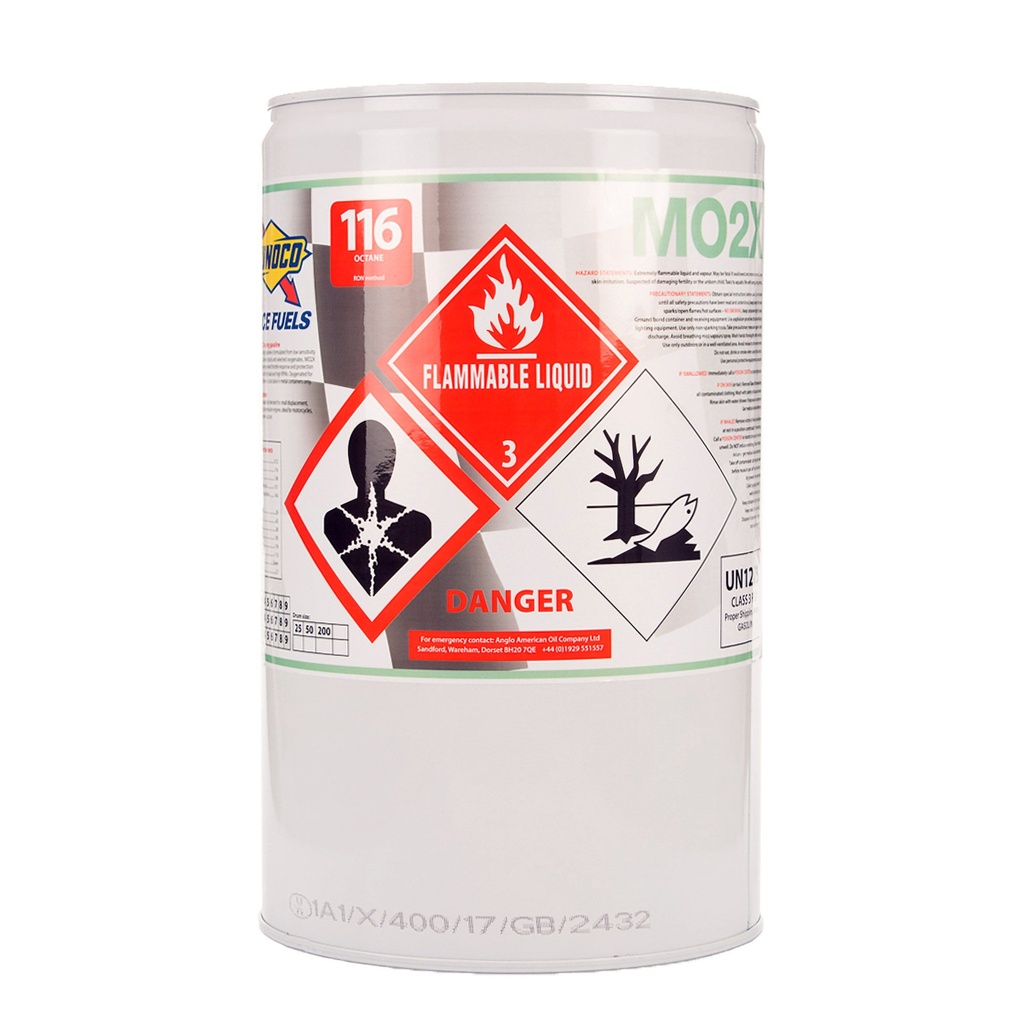 [AAOMO2X-25] Sunoco M02X Leaded Race Fuel - 116 RON