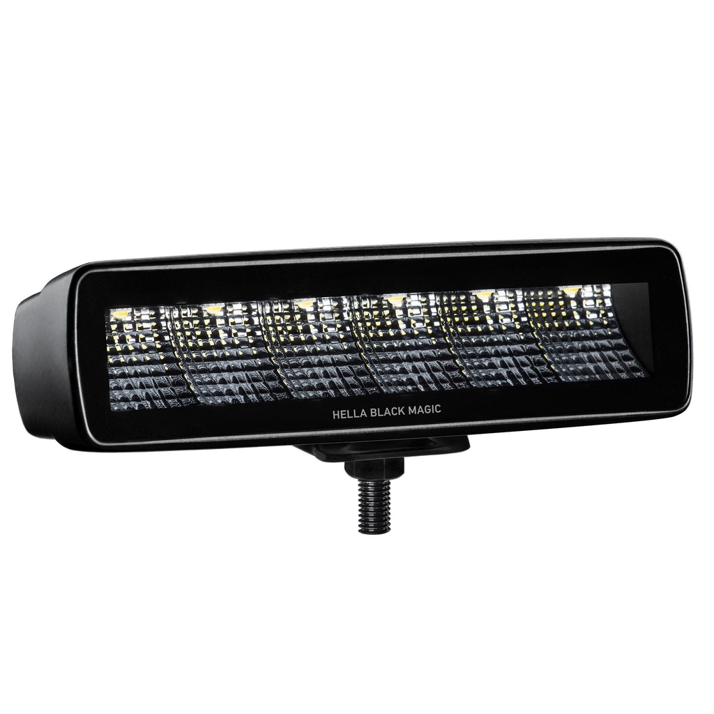 [7001002-3623208] Hella Black Magic LED Mini Light Bar (Surface Mount, Spot Lamp)