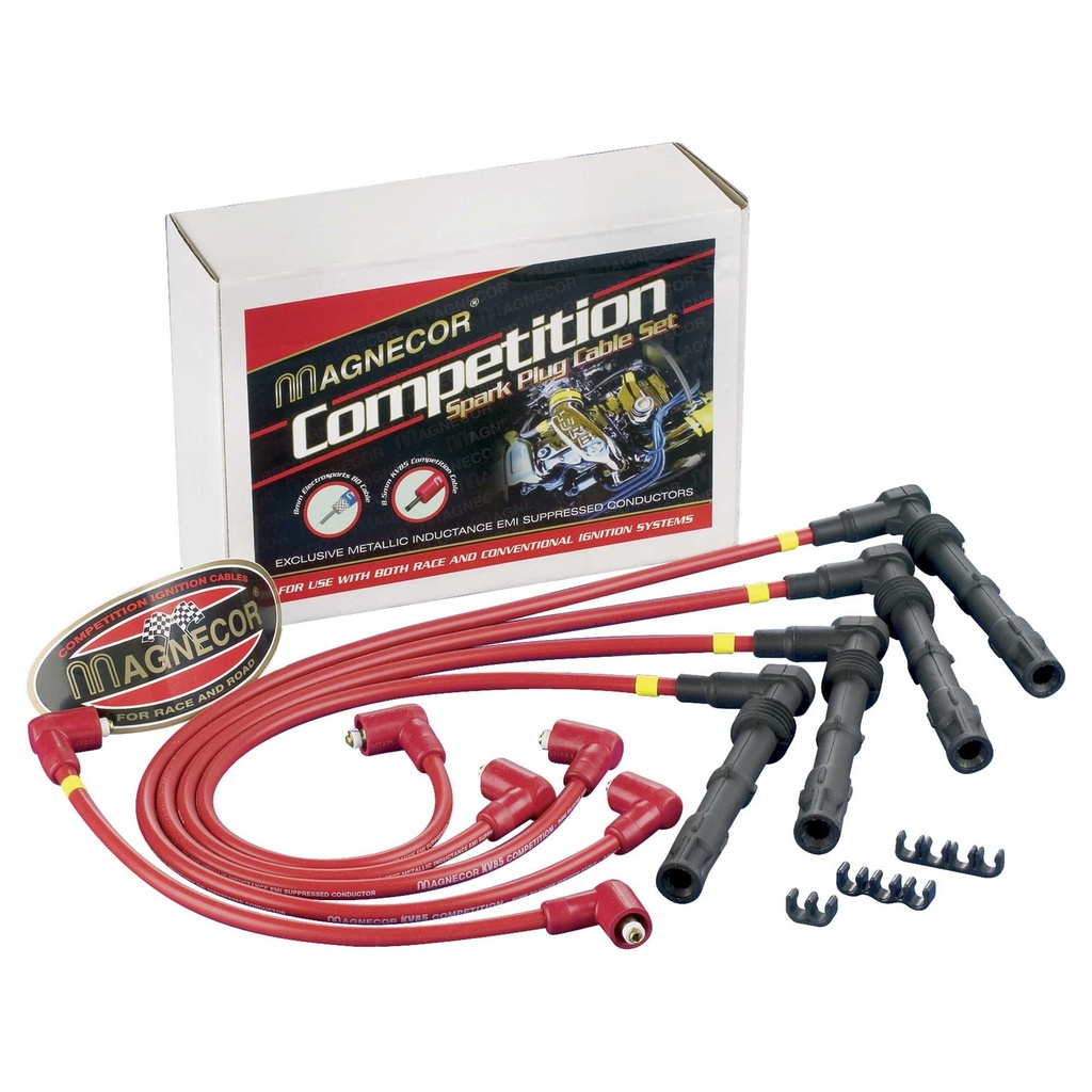 [MNC8516] Magnecor 8.5mm Performance Ignition Leads Red