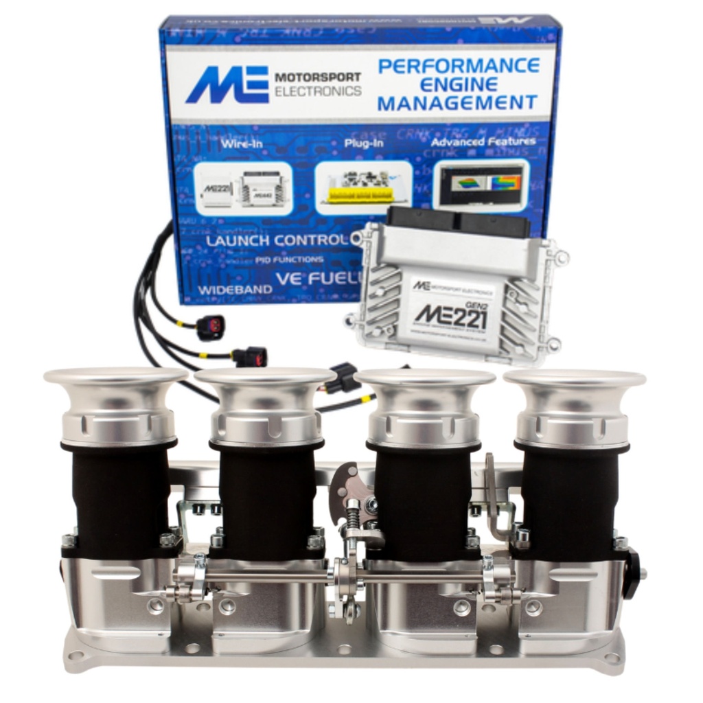 AT Power Direct To Head Throttle Body Kit With ME221 ECU & Loom - Ford Duratec 2.0