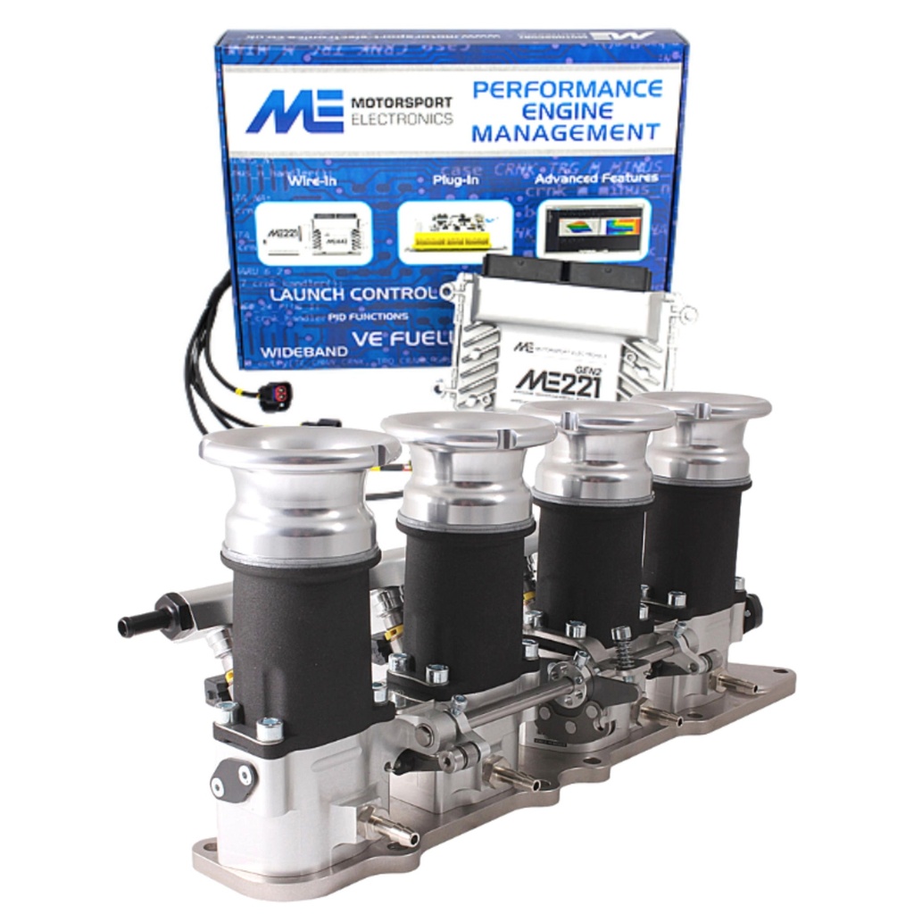 AT Power Direct To Head Throttle Body Kit With ME221 ECU & Loom - Vauxhall C20XE