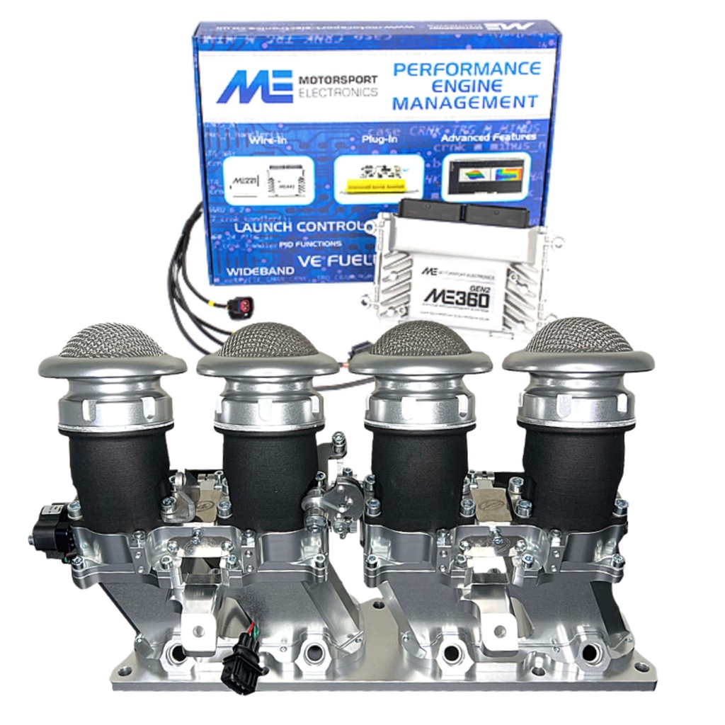 AT Power Direct To Head Throttle Body Kit With ECU & Loom - Honda K20/K24 (EP3/DC5)