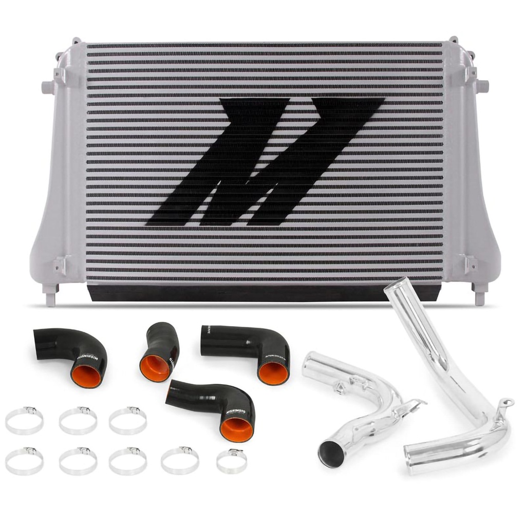 Mishimoto Performance Intercooler Kit - Silver Polished Pipes