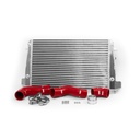 Forge Front Mount Intercooler with Red Silicone Hoses