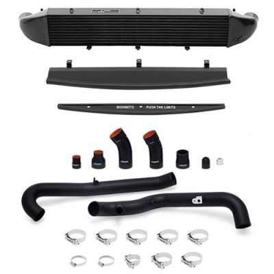 Mishimoto Performance Intercooler - Black Pipes, Black Cooler