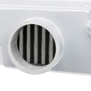 Mishimoto Performance Top-Mount Intercooler Kit, Silver Cooler, Black Hoses