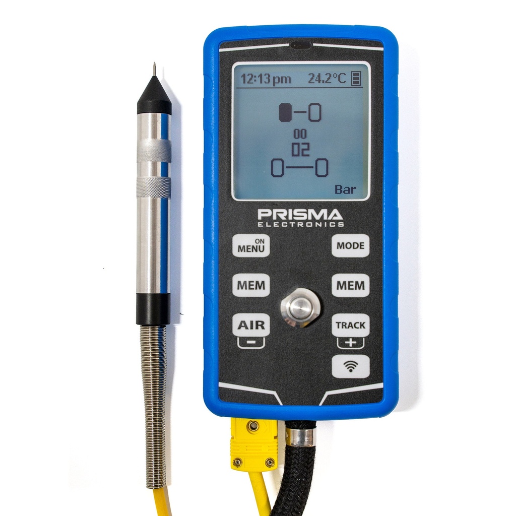 [7001974-3861767] Prisma Electronics Digital HPM5 Tyre Pressure Gauge & Pyrometer / Logger (Infrared & Probe Sensors)
