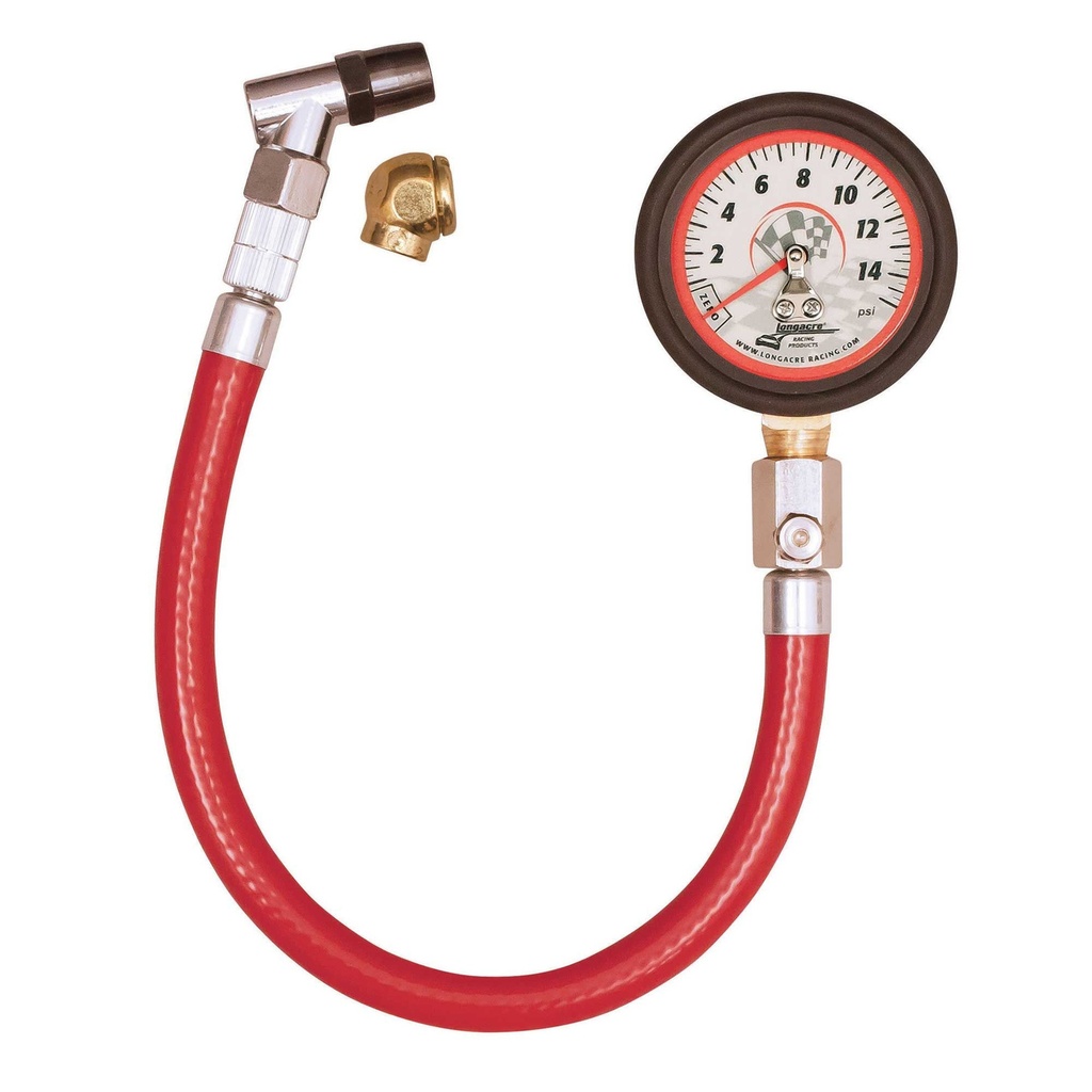 Longacre Standard Tyre Pressure Gauge - 2 Inch