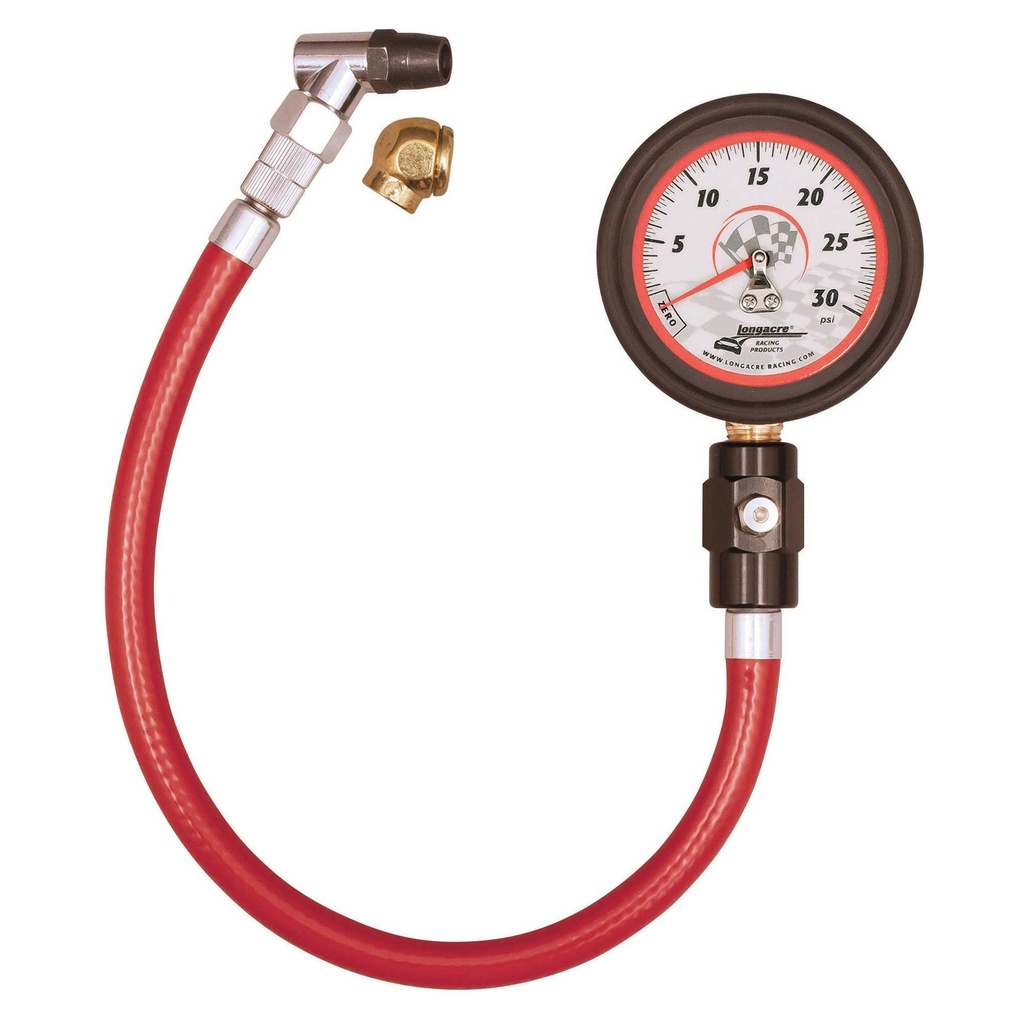 Longacre Deluxe Tyre Pressure Gauge - 2 1/2 Inch