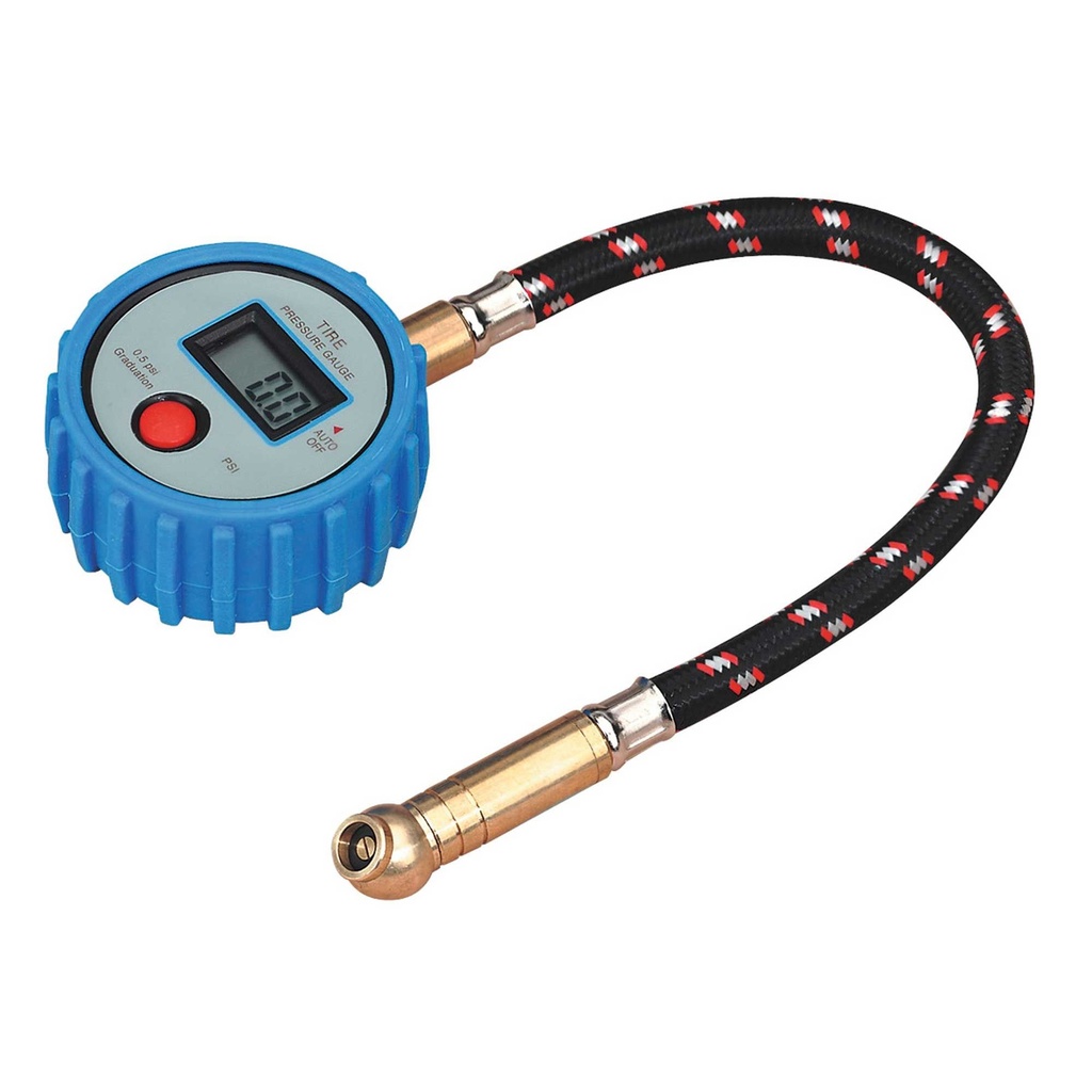 Sealey Tyre Pressure Gauge Digital with Leader Hose & Quick Release - TST/PG981