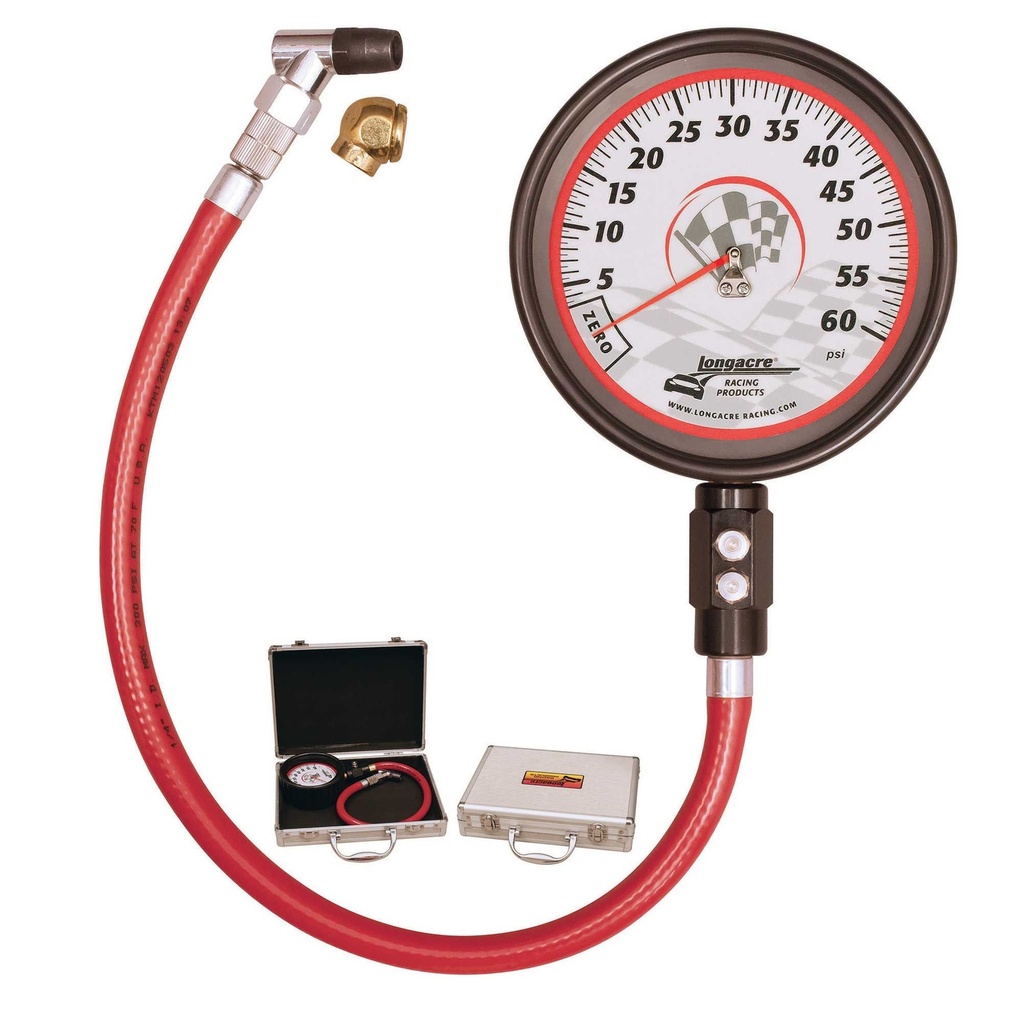 Longacre Pro Precision Tyre Pressure Gauge - 4 1/2 Inch